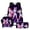 Pattern 8, variant on New cartoon anime 3D Korean-style Neon Demon Squad cool printed large-capacity backpack lunch bag three-piece set
