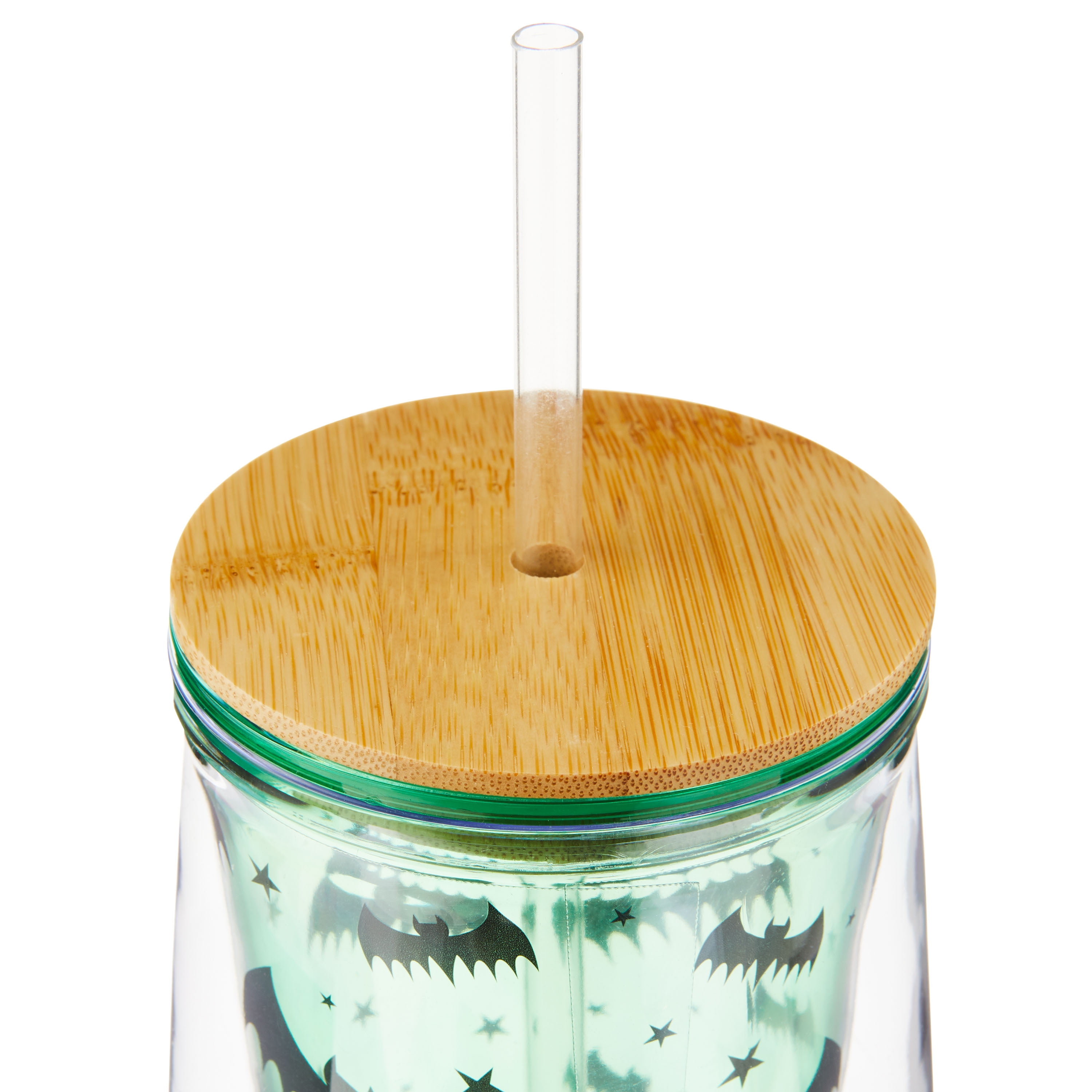 Halloween Pumpkin Double Wall Insulated Tumbler with Bamboo Lid & Plastic  Straw, Way to Celebrate