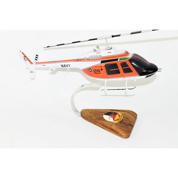 Bell® TH-57c Sea Ranger, HT-8 Eight Ballers (Navy), 1/31 Scale Mahogany Model