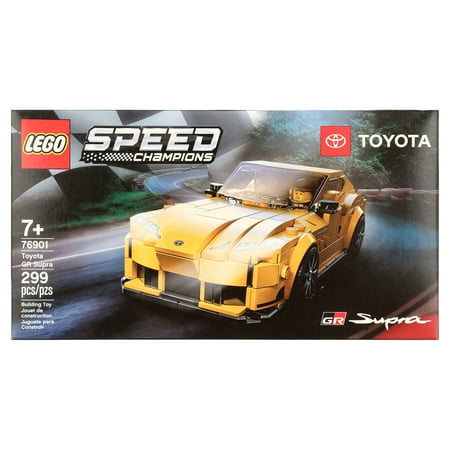 Lego Speed Champions Toyota Gr Supra 76901 Collectible Sports Car Toy Building Set With Racing Driver Minifigure