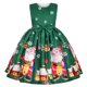 thumbnail image 2 of Herrnalise - Falda larga para niña bebé, disfraz de Navidad, estampado de Papá Noel, princesa, lazo, vestido de actuación, falda, vestido de Navidad, 2 of 8