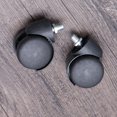 thumbnail image 2 of TEHAUX 2 Pcs Small Wheels Furniture Black For Home Use In Round Shape, 2 of 6