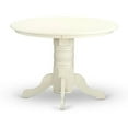 thumbnail image 3 of Atlin Designs 5-piece Wood Dining Set in Linen White/Dark Coffee, 3 of 6