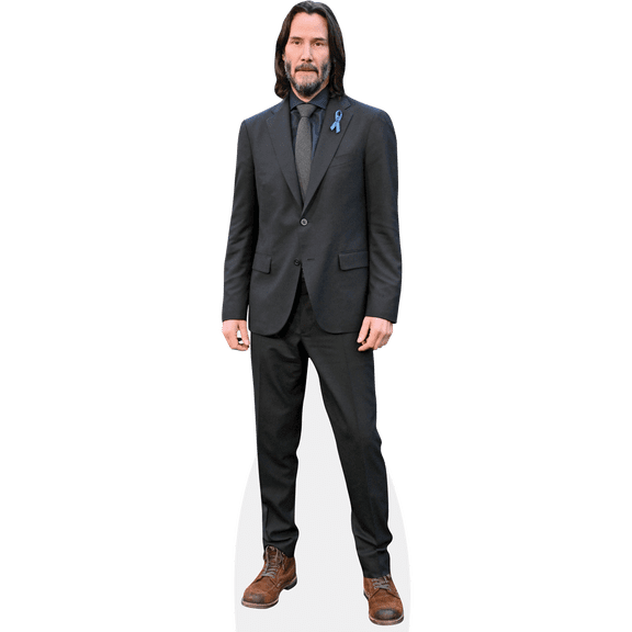 Keanu Reeves (Brown Shoes) Mini Cardboard Cutout Standee