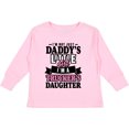 thumbnail image 3 of Inktastic Im Not Just Daddys Little Im a Truckers Daughter Girls Long Sleeve Toddler T-Shirt, 3 of 5