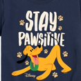 thumbnail image 3 of Disney Classics - Cats & Dogs - Stay Pawsitive - Toddler And Youth Short Sleeve Graphic T-Shirt, 3 of 5