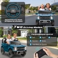 thumbnail image 6 of Ford F150 Raptor 24V Ride on Cars for Kids, Extra large Real 2 Seater Ride on Toys with Remote Control, Bluetooth, LED, Truck Storage, Electric Vehicles Ride on Truck for Boys Girls Gifts, 6 of 9