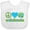AA-White, variant on Inktastic Celebrate Earth Day Peace Love Earth Boys or Girls Baby Bib