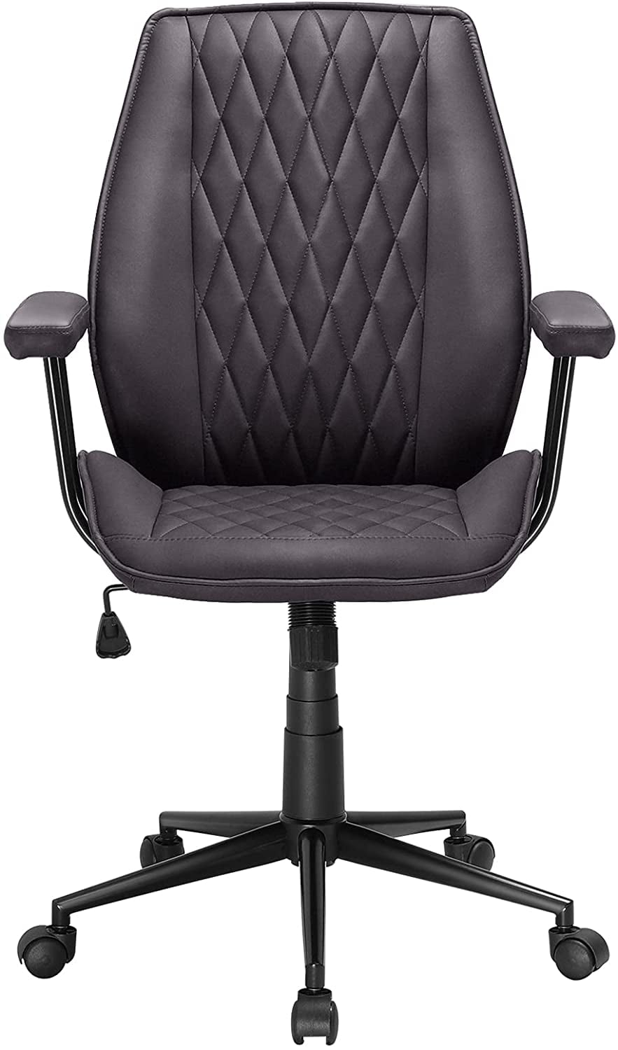 PU Leather High Back Office Chair Executive Task Ergonomic Computer Desk Jujube for sale online