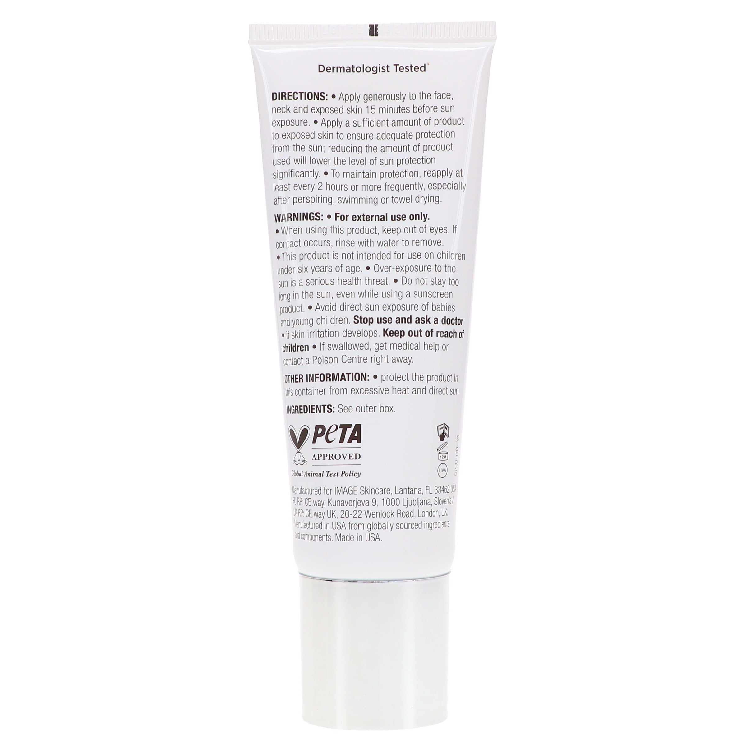 IMAGE Skincare DAILY PREVENTION Sheer Matte Moisturizer Broad Spectrum SPF 30 Sunscreen 2.6 oz