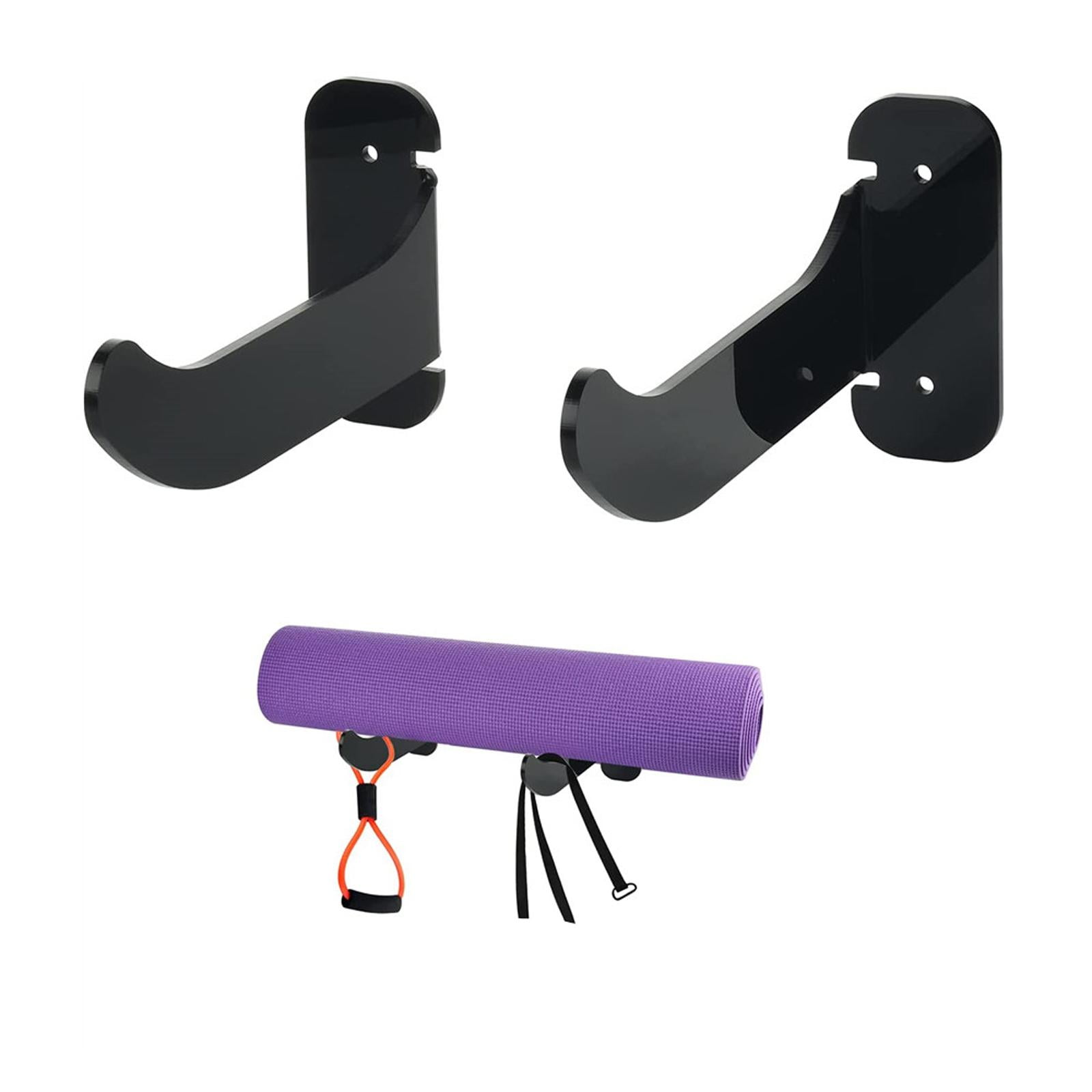 Axioma 2x Yoga Mat Holder Wall Mount Rack Storage Shelf Hanging for Exercise Home