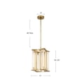 thumbnail image 5 of PD339415VBCR-Alora Lighting-Sabre - 26W LED Pendant-18.13 Inches Tall and 11 Inches Wide-Vintage Brass Finish, 5 of 7