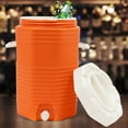 thumbnail image 5 of Orange PU 16l Insulated Bucket For 48 Hours Ice Bucket Portable Beverage Refrigerator, 5 of 11