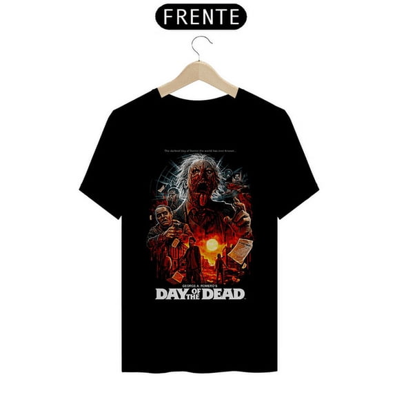 George Romero Day of the Dead T-Shirt Horror Movie Print, Unisex Short Sleeve Shirt, Size S-5XL