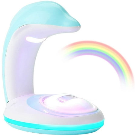 Dolphin Rainbow Projection Lamp, Rechargeable USB Rainbow Projector ...