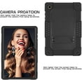 thumbnail image 3 of FIEWESEY for Samsung Galaxy Tab A8 Case, Heavy-Duty Shock-Resistant Kids Friendly Protective case(with Stand) for Samsung Galaxy Tab A8 10.5 inch 2022 Release (Model: SM-X200/X205/X207)(Black/Black), 3 of 5