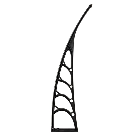 HT-300 X 100 Household Application Door & Window Rain Cover Eaves Brown Board & Black Holder