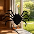 thumbnail image 6 of AZXY Halloween Porch Goose Outfit, Halloween Decorations Outdoor Furry Giant Spider Costume Set for 23 Inch Cement Plastic Porch Goose Statue, Lawn Patio Fall Party Ornament, 6 of 7