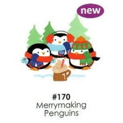 Merrymaking Penguins Cake Decoration Edible Frosting Photo Sheet