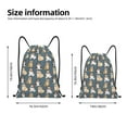 thumbnail image 2 of Saiise Cartoon Bulldog 1 Pattern Sports Drawstring Backpack - String Swim Gym Bag with Wet Proof Pocket for Women&Men-Medium, 2 of 6