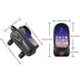 thumbnail image 4 of WHEEL UP Sacoche de Vélo Réfléchissante Imperméable avec Étui Rigide en EVA, Écran Tactile TPU Transparent, et Attache Réglable pour Rangement Sécurisé du Téléphone sur Vélos de Montagne, 4 of 6