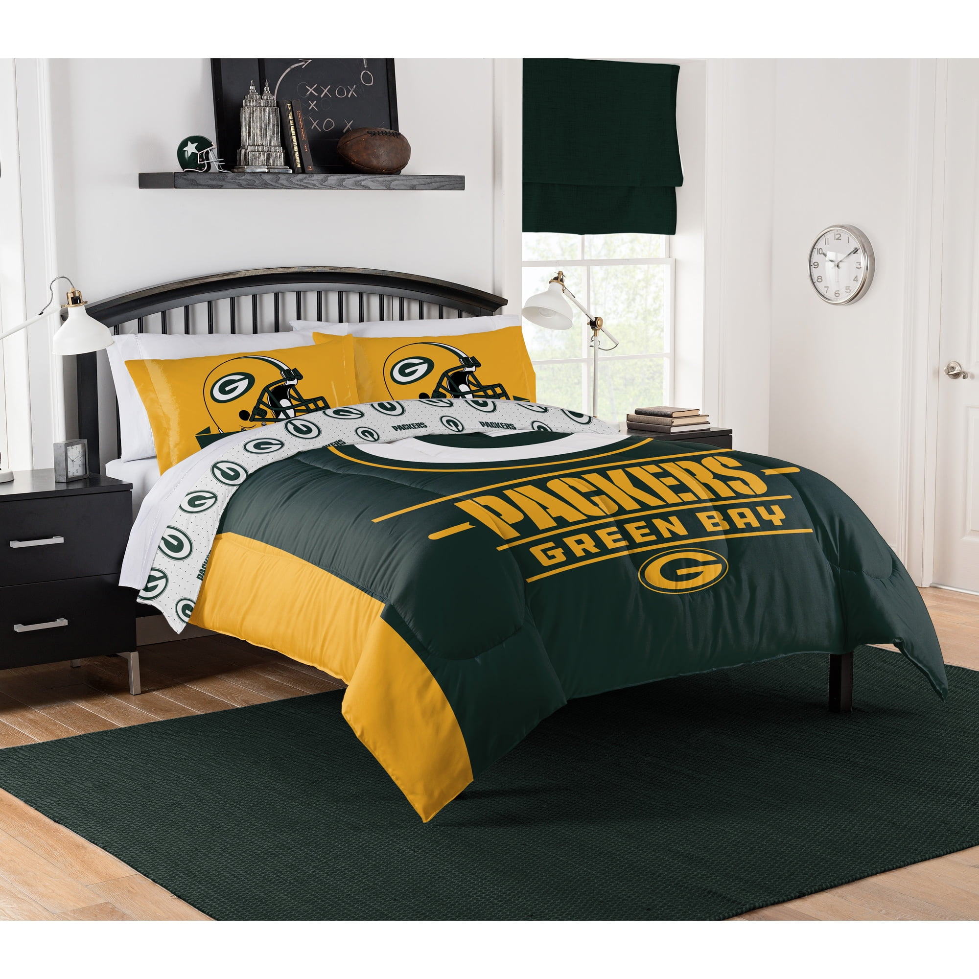 Nfl Green Bay Packers Monument Full Or, Green Bay Packers Twin Size Bedding