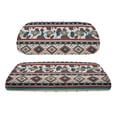 thumbnail image 6 of Garronmavis Aztec Geometry Golf Cart Seat Covers Set Easy to Install Breathable Split Backrest Front Seat Cover Keeps Comfortable Interior Accessiores for Hot Weather, 6 of 6
