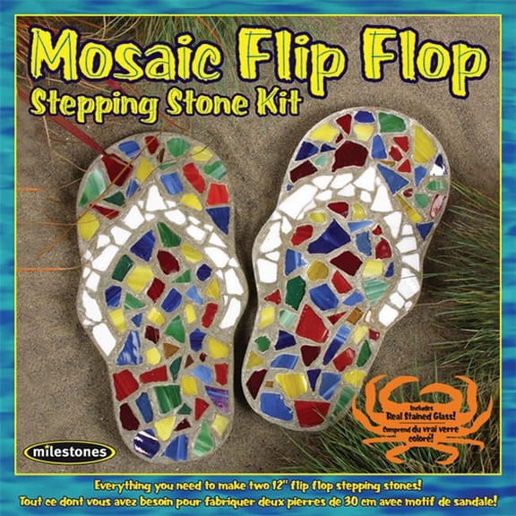 Mosiac Stepping Stone Kit-Flip-Flop