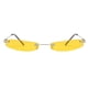 thumbnail image 2 of Gafas de terre de lente pequeña para hombre vintage para mujer, gafas de diseñador, gafas de moda, gafas Amarillo, 2 of 8