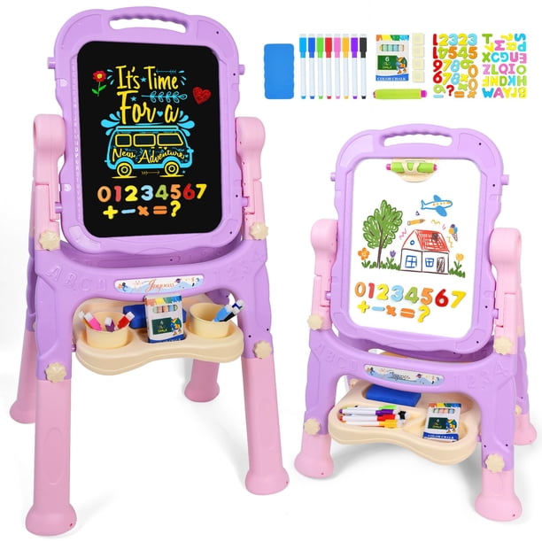 Easel Joyooss Art para niños con pizarra magnética y accesorios