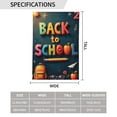 thumbnail image 3 of Back To School House Flag 12.5x18 Inch Double Sided School Day Apple Pencil Welcome Yard House Flag Vertical Fall Seasonal Farmhouse Classroom Flag Teacher Yard Outdoor Decoration 1 Flag, 3 of 5