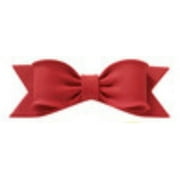 Cake Decoration Gum Paste Bow - Solid Red