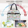 thumbnail image 4 of Honeii Love You Rabbit Print Lunch Box,Insulated Lunch Bag,Lunch Tote Bags,Leakproof Cooler Lunch Case for Travel Work Picnic, 4 of 7