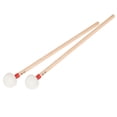 thumbnail image 3 of FRCOLOR  2 Pcs Drum Sticks Mallet Felt Timpani Drumming Accessories Mallets, 3 of 8