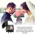 thumbnail image 4 of thinsony Fake Flower Box Jewelry Gift Box Decoration Empty Container Organizer for Festival Gift, Type 1, 4 of 7