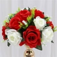 thumbnail image 3 of Bola de Flores de Rosas Artificiales Realistas de 2 X 26 Cm Decoración de 15 Cabezas Zulema Bola de rosa de simulación, 3 of 3