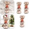 thumbnail image 4 of Portabotellas Vino Navidad Contenedor para Decoraciones Fiesta (alce) 3 Uds., 4 of 4