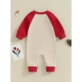 thumbnail image 4 of Infant Baby Boy Girl Valentine's Day Outfit 3 6 12 18 Months Love Heart Print Jumpsuit Romper Onesie Valentines Clothes, 4 of 7