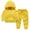 Yellow, variant on Toddler Baby Boy Girl Clothes Solid Color Hoodie Sweatshirt Top and Jogger Pants Set 2 Piece Fall Winter Outfits 18Months-10Years