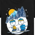 thumbnail image 3 of Peanuts - Charlie Brown And Linus Skiing - Toddler And Youth Short Sleeve Graphic T-Shirt, 3 of 6