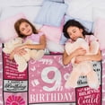 thumbnail image 5 of 18th Birthday Gifts for Her, Pink Blanket Birthday Gifts for 18 Year Old, 18th Birthday Decorations for Girl, Blanket Birthday Presents for Teen Girls Age 18, Double Digits Birthday Blanket 50"X60", 5 of 6