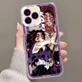 thumbnail image 5 of Funda de teléfono Demon Slayer Muzan Kokushibo Douma para Samsung Galaxy S10 S20 S21 S22 S23 S24 FE Plus Ultra Note 20, carcasa transparente, 5 of 5