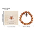 thumbnail image 3 of Pulsera de Cuentas onlyliua en Buda de Madera de Peral Energía Positiva, 3 of 7