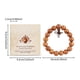 thumbnail image 4 of Xihbxyly Pulsera de Cuentas de Buda de Madera de Peral, Aroma Natural y Alivio Del Estrés, Símbolo Religioso y Herramienta de Atención Plena, Accesorio de Moda y Personalización, Regalo para Familiar, 4 of 7