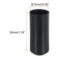 thumbnail image 2 of Uxcell 10Pcs Heat Shrink End Cap 10mm ID x 30mm L 2:1 Ratio Heat Shrink Tube Cap Black, 2 of 5