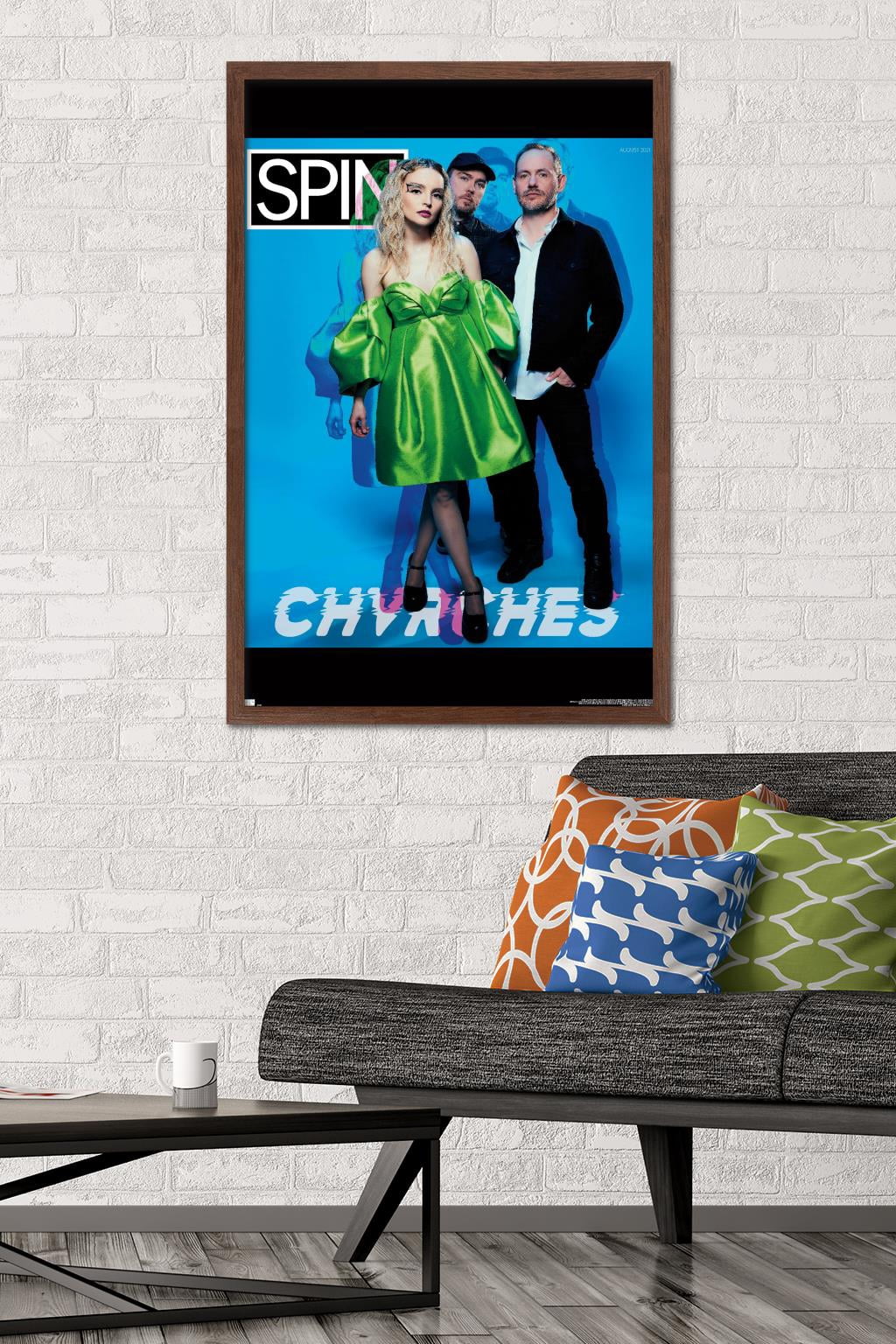 SPIN Magazine - CHVRCHES 21 Wall Poster, 22.375" x 34" Framed
