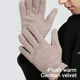 thumbnail image 4 of Gants de Course à Écran Tactile Gants d'Hiver Doublure pour Course Cyclisme Travail Randonnée Conduite, 4 of 5