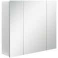 thumbnail image 1 of kleankin Medicine Cabinet, Bathroom Mirror Cabinet with Doors and Shelves, 1 of 9