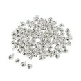 thumbnail image 3 of 100Pcs cascabeles para Decoración de Navidad y manualidades DIY Sunnimix Plata Antigua 6mm campanita de navidad, 3 of 8