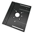 thumbnail image 1 of Tignapoo S8 Aluminum Alloy Router Table Insert Plate with Fence and Push Stick, Black Flip Board for Woodworking, Edge Trimming, and Large Router Machines, 1 of 7